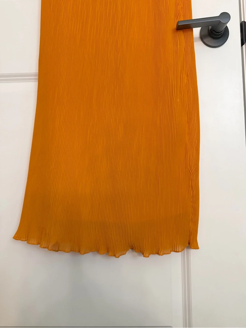 ASOS Long Sleeve Gown in Mustard - Picture 6 of 6